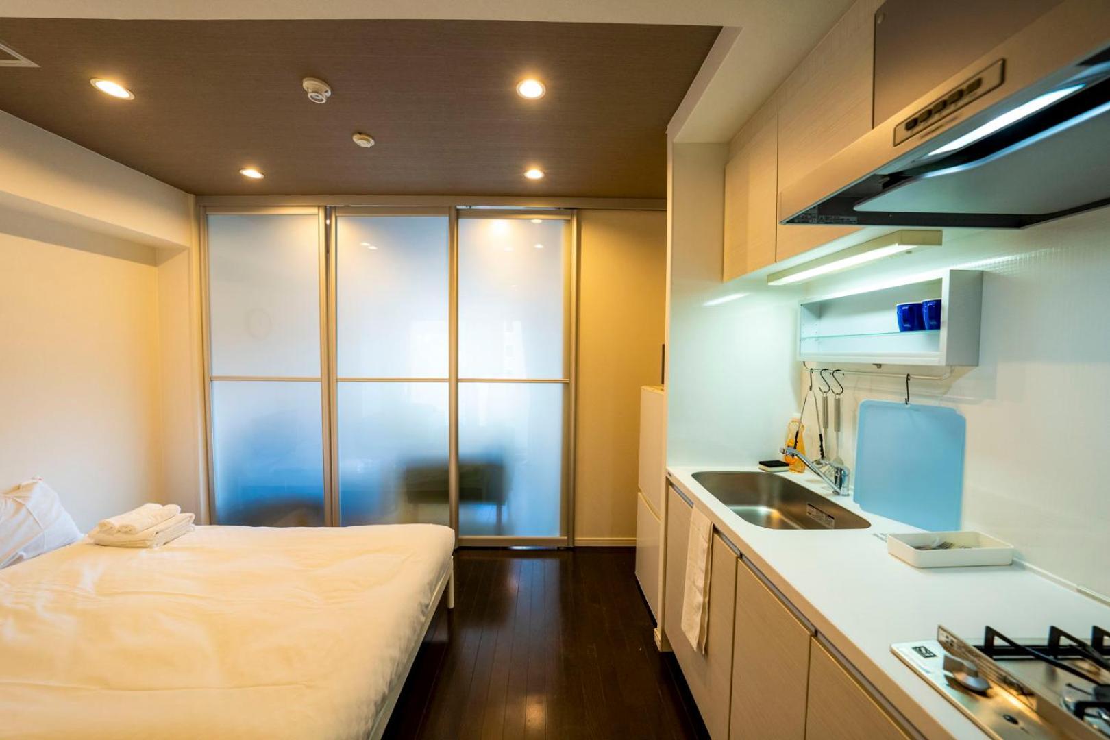 Sakimoto Residence Namba Minami Oszaka Szoba fotó